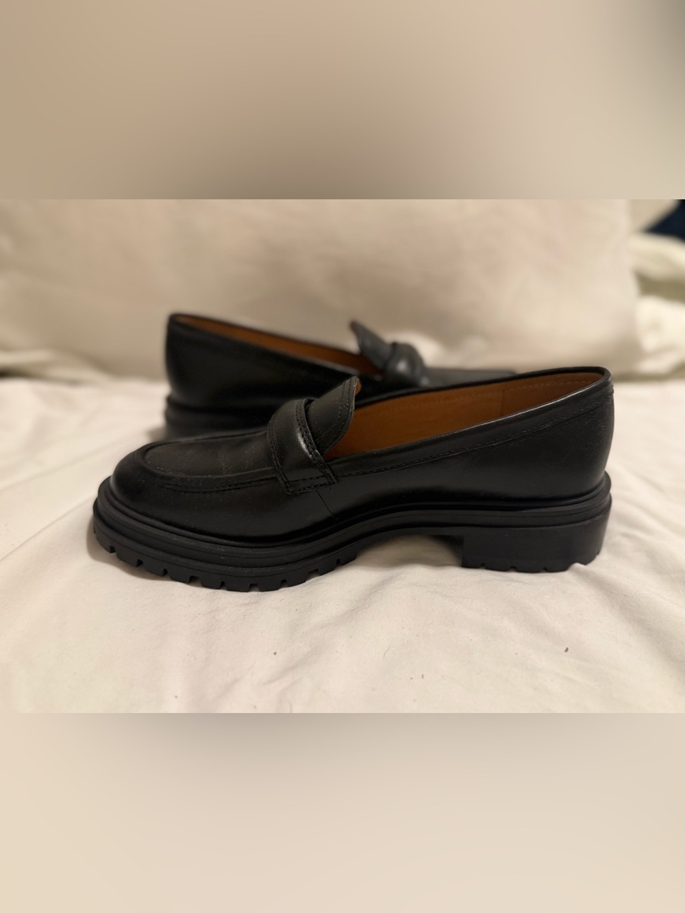 Madewell The Bradley Lugsole Loafer in True Black - Picture 7 of 9
